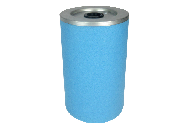 Oil and gas separation filter element